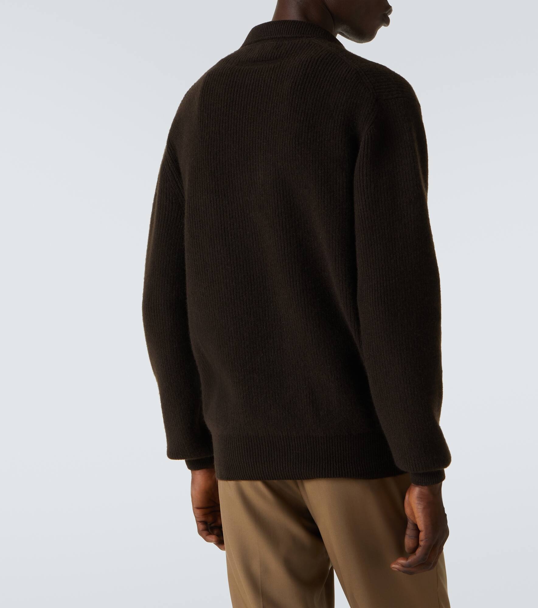 Cashmere polo sweater - 4