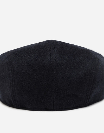 Dolce & Gabbana Cashmere and leather flap cap outlook