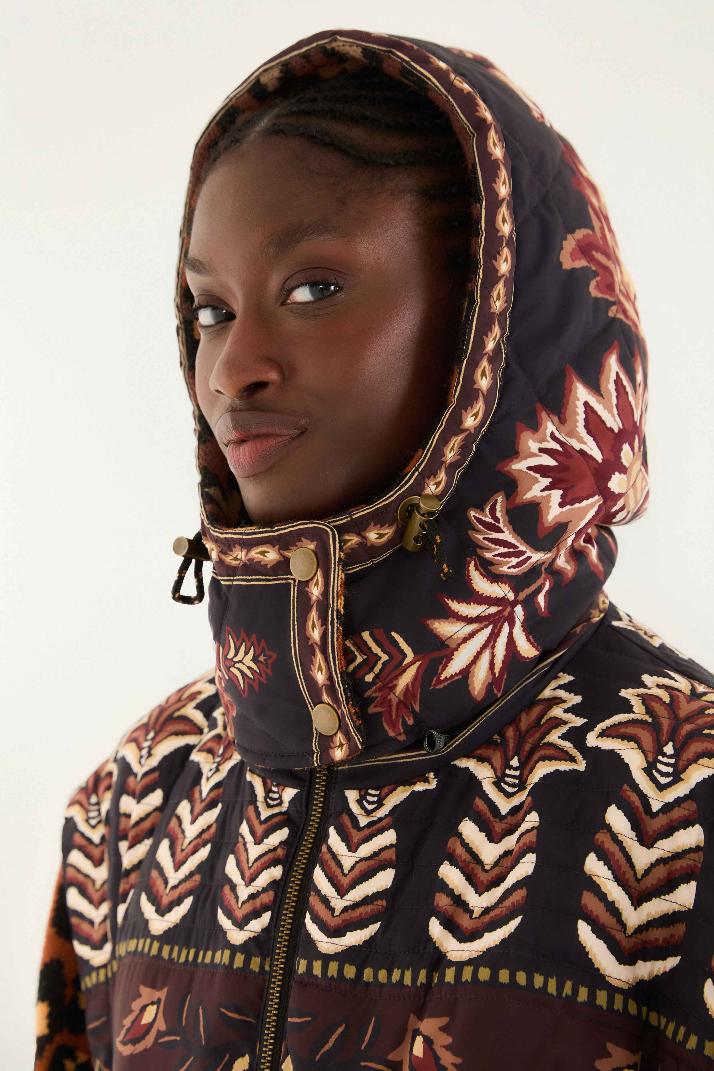 Brown Winter Ainika Puffer Jacket - 3