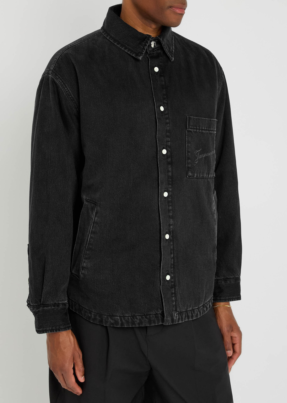 Jacquemus La Chemise Boulanger Quilted Denim Jacket - 2