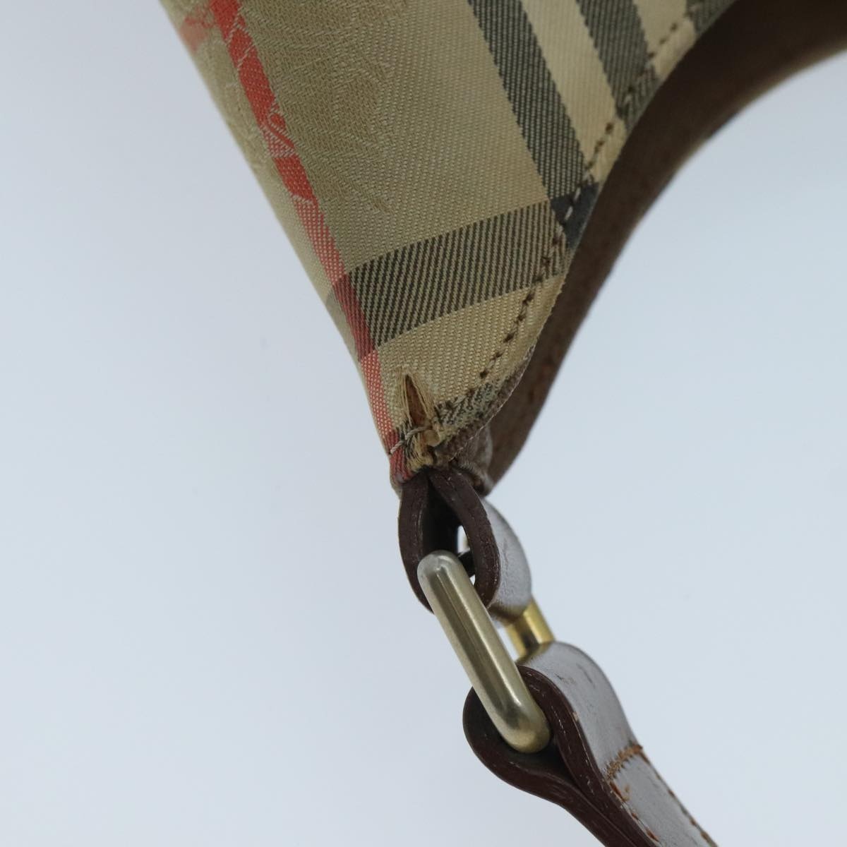 Burberry Nova Check Shoulder Bag Canvas Beige - 7