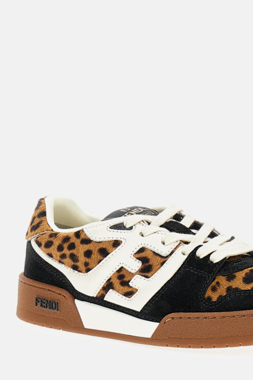 FENDI SNEAKERS IN CALF HAIR - 4