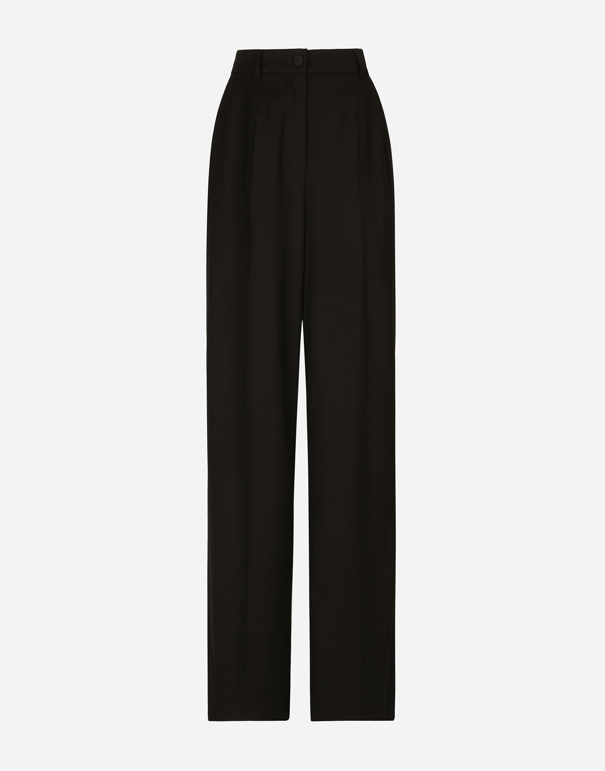 Twill palazzo pants - 1