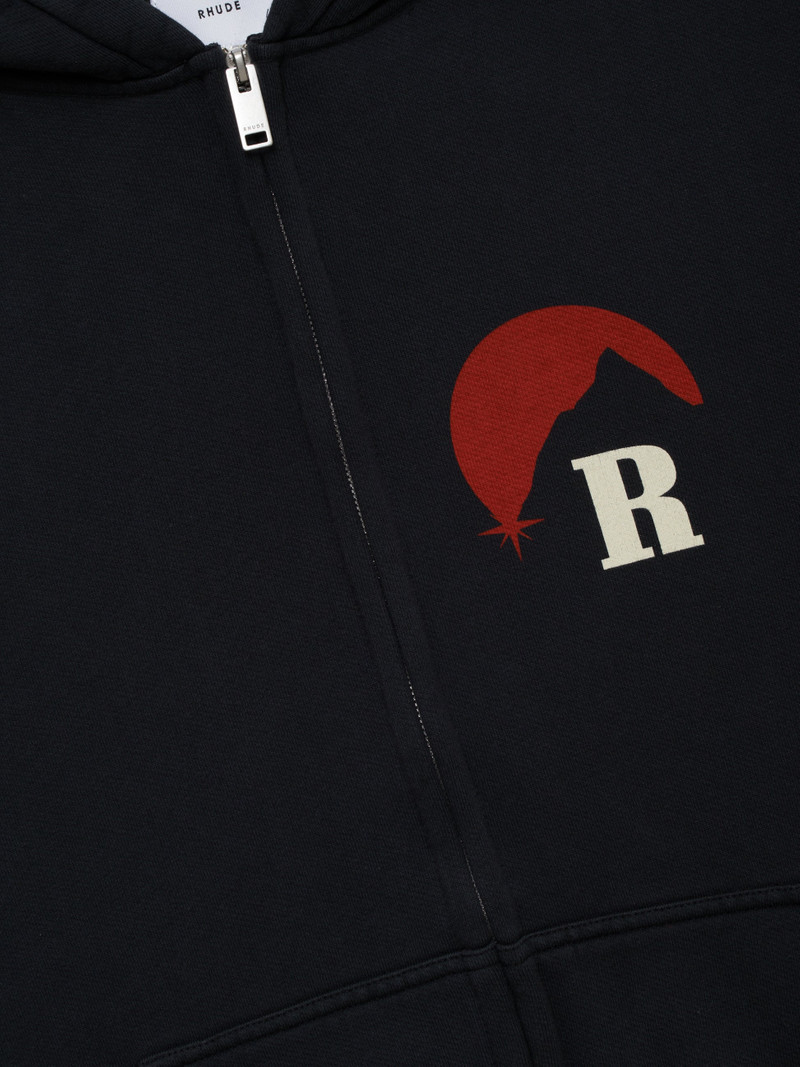 RHUDE MOONLIGHT ZIP-UP HOODIE 3