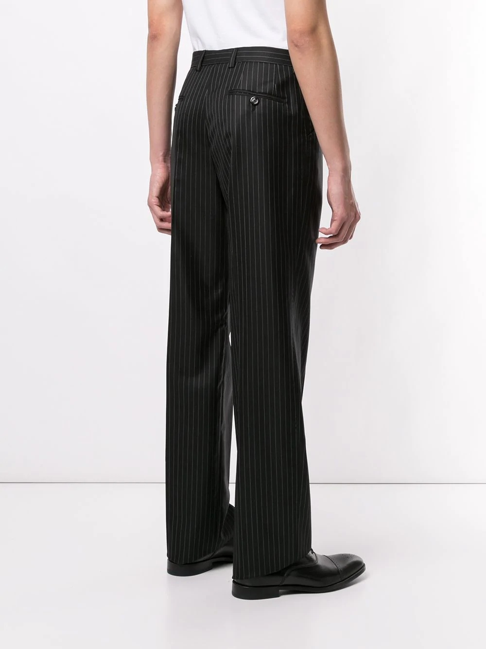 tailored pinstripe trousers - 4