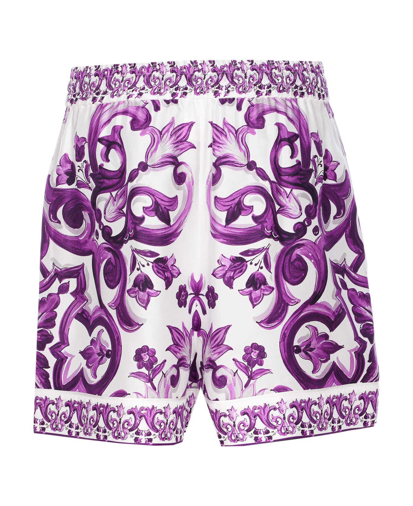 Majolica Print Shorts - 2