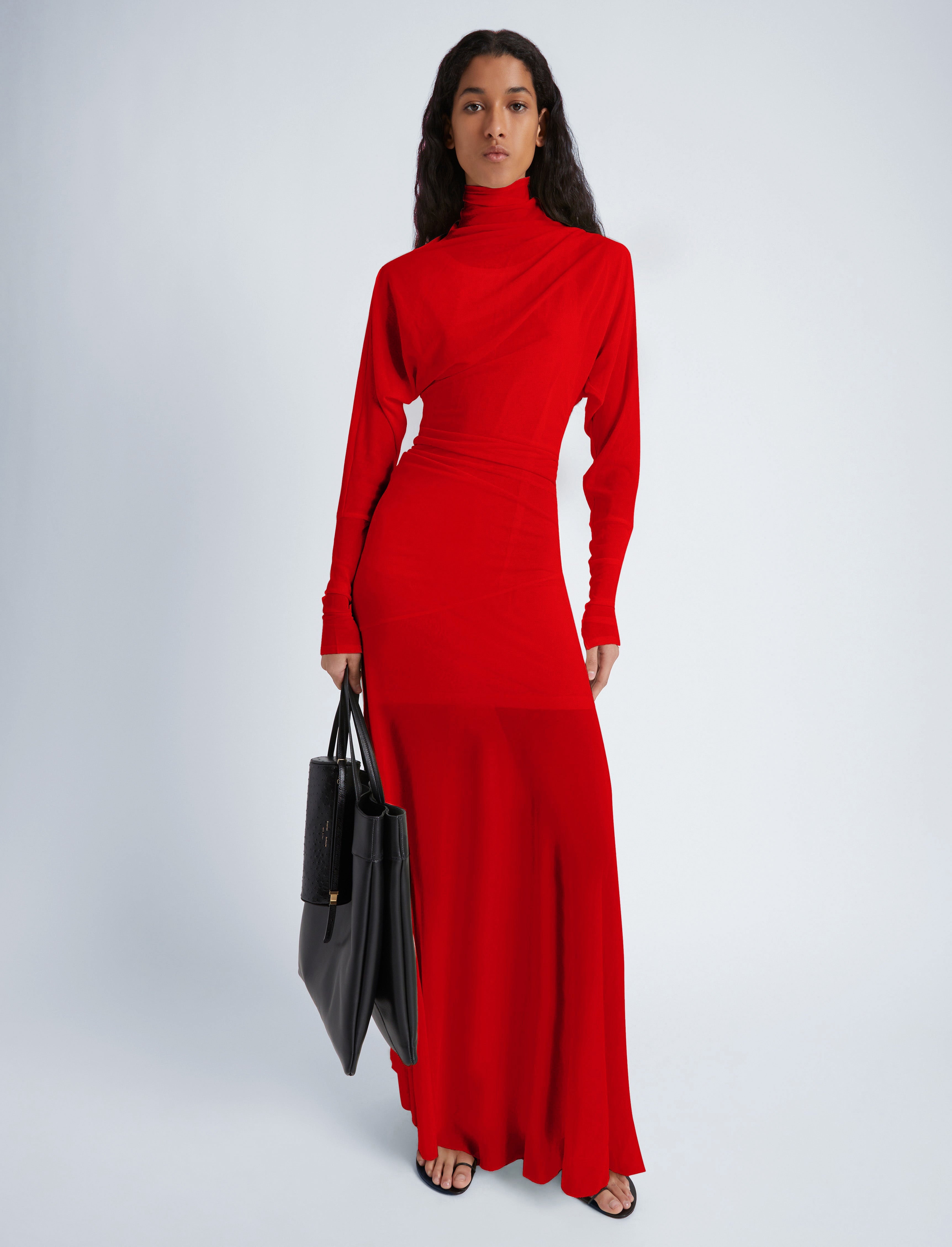 Paula Dress in Sheer Crepe Jersey - 3