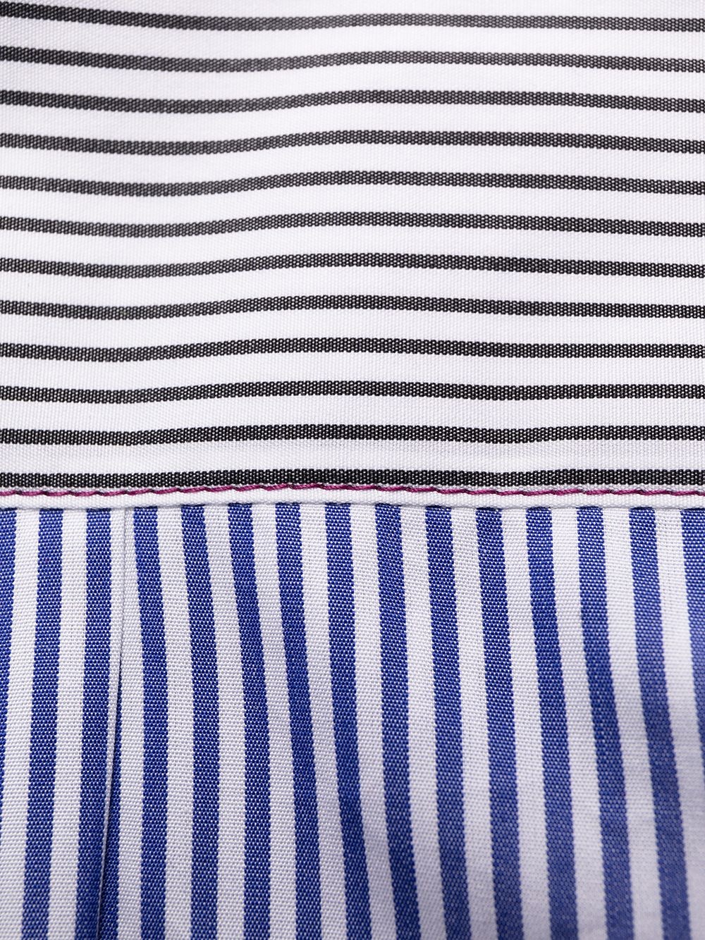 pinstripe-pattern shirtdress - 8