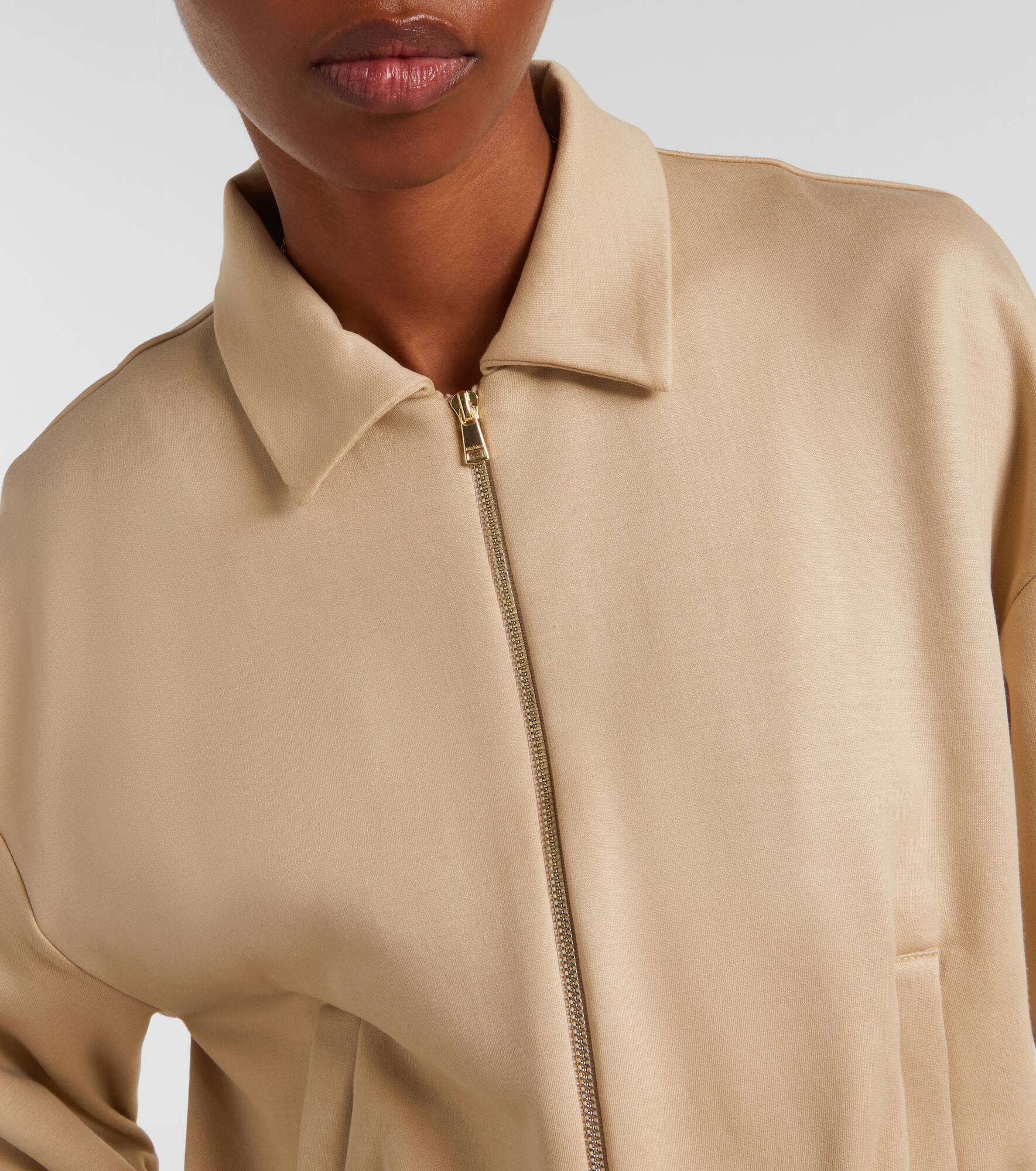 Argenta silk and cotton blouson - 4