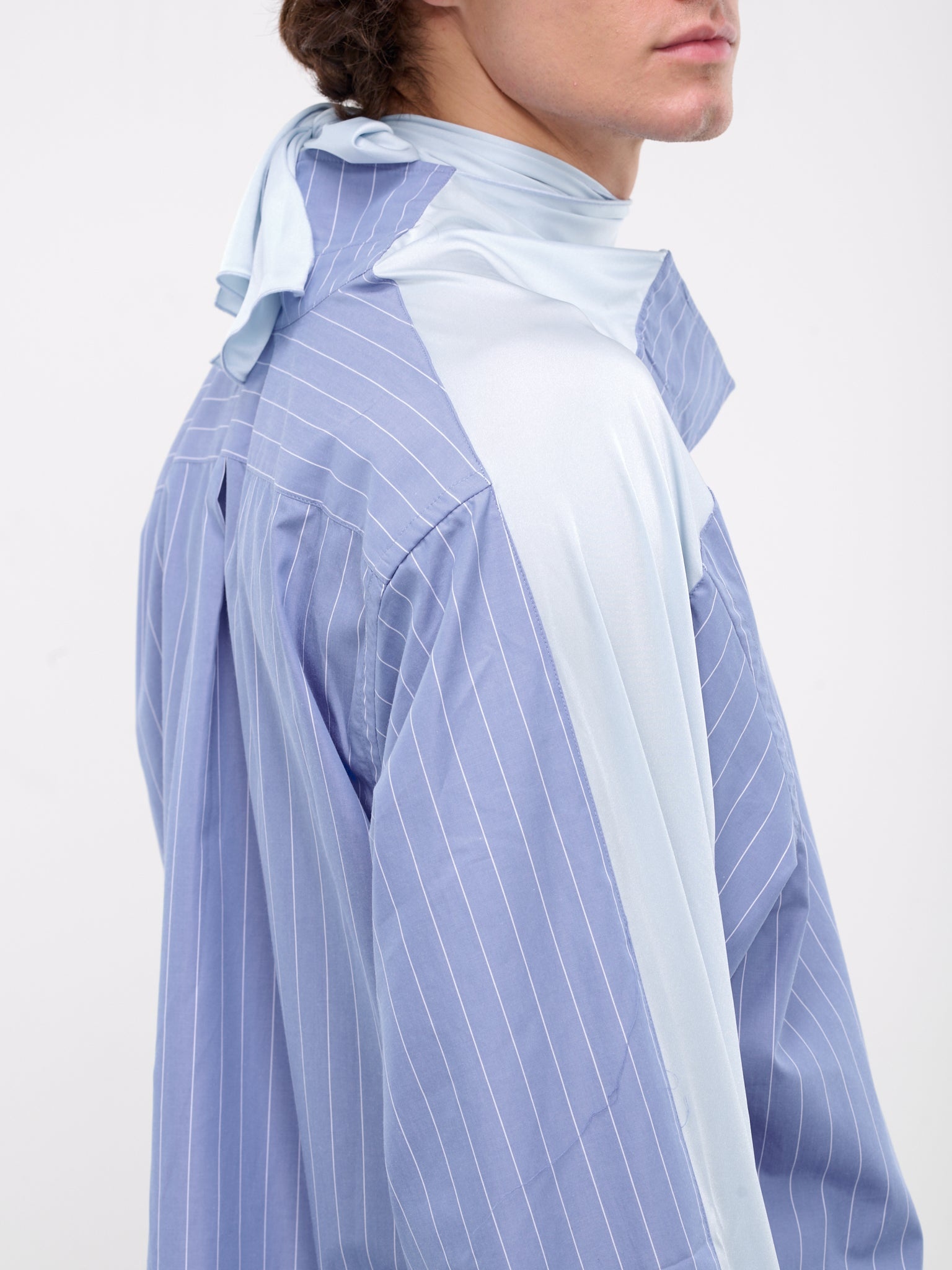 Y/Project Insert Scarf Shirt | hlorenzo | REVERSIBLE