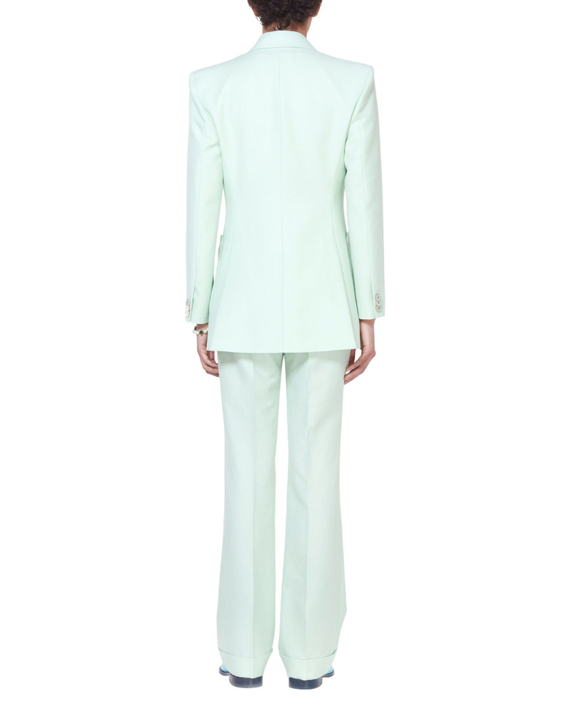 CASABLANCA Mint Memphis Pinstripe Trousers outlook