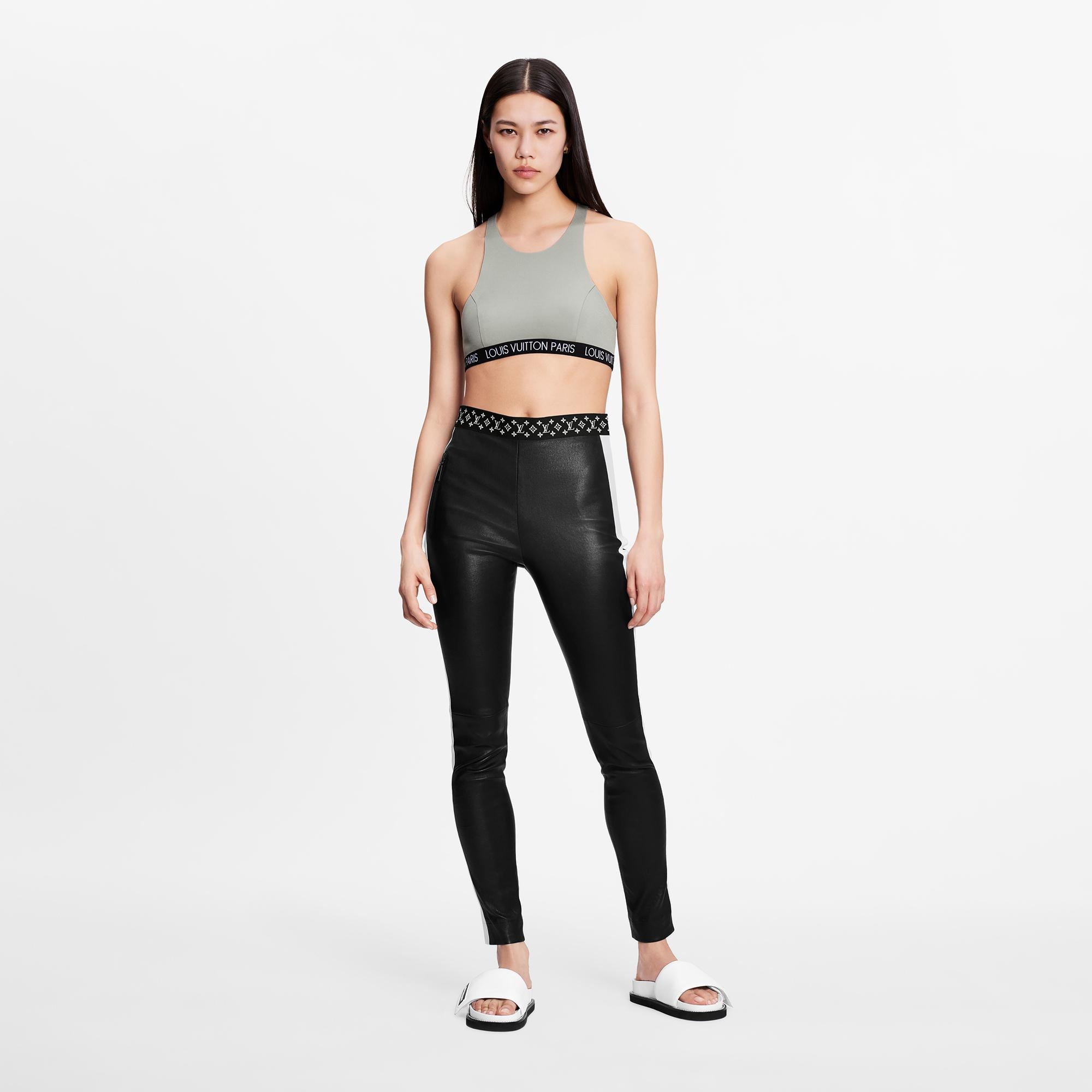 Graphic Leather Leggings - 2