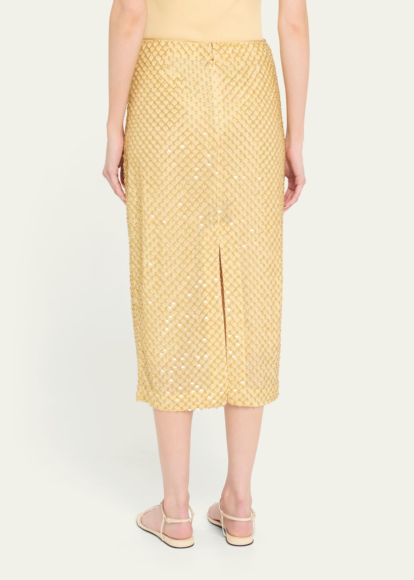 Allora Beaded Midi Skirt - 3