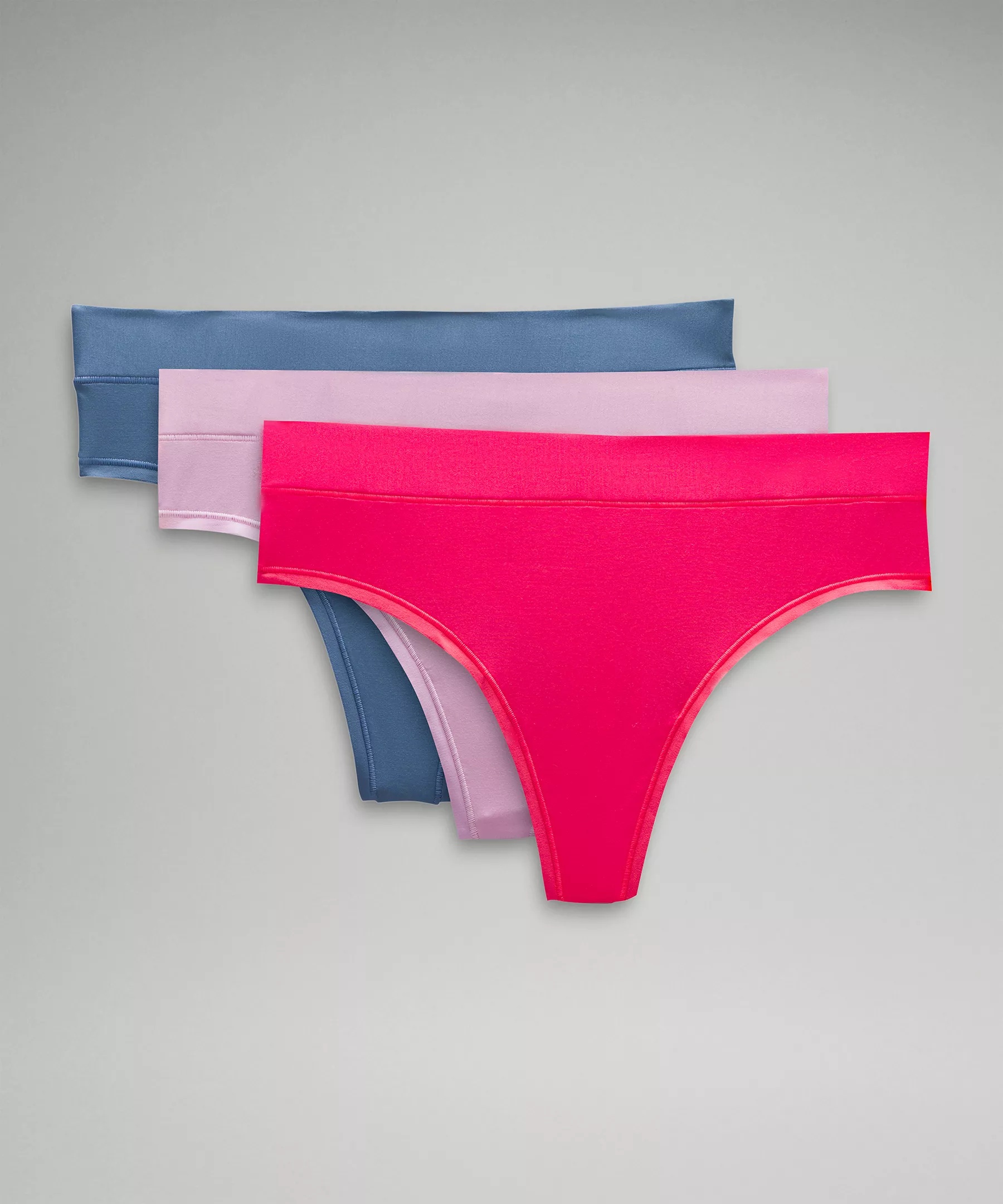 UnderEase High-Rise Thong Underwear *3 Pack - 1