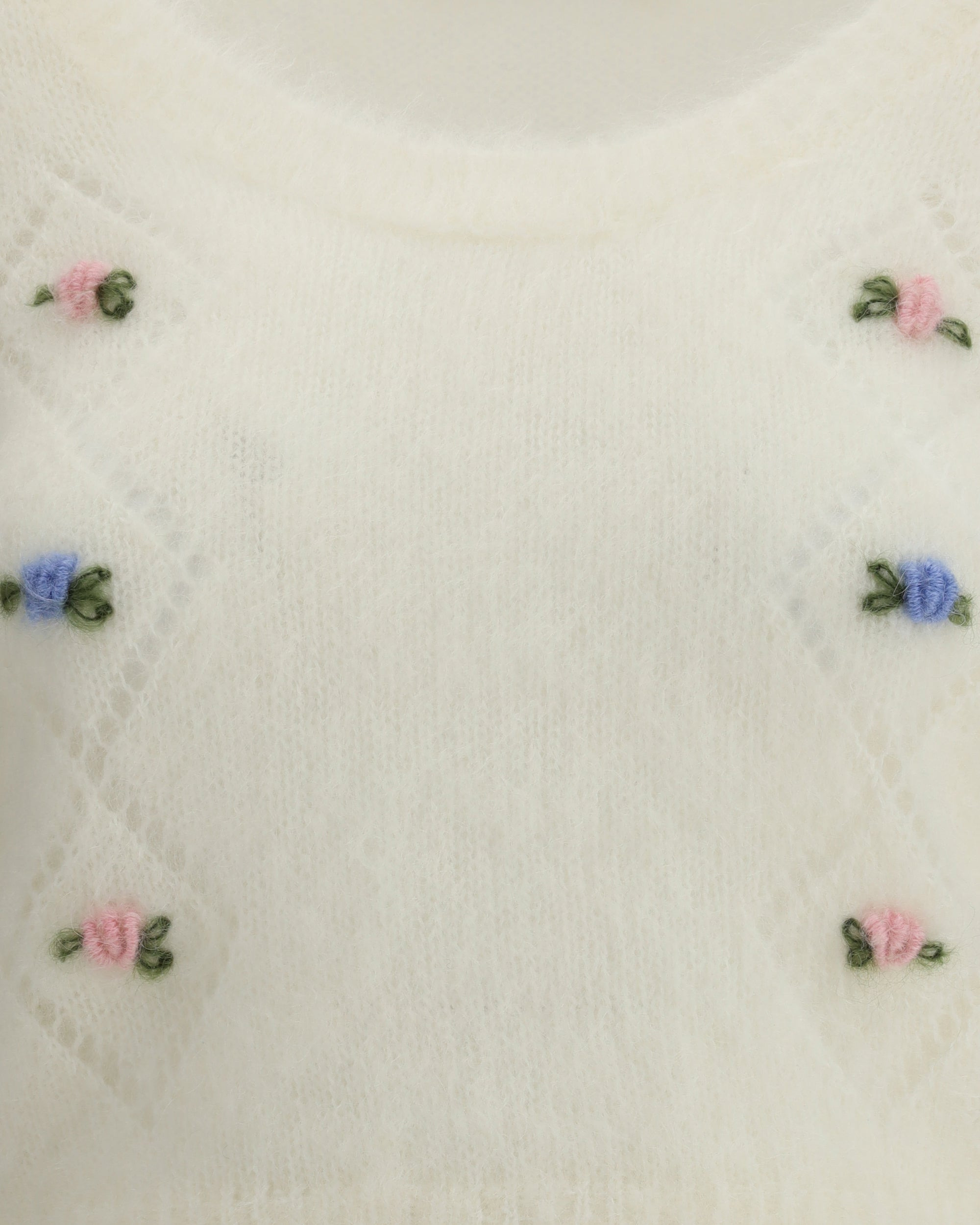 Short sleeve mohair Sweater - 3