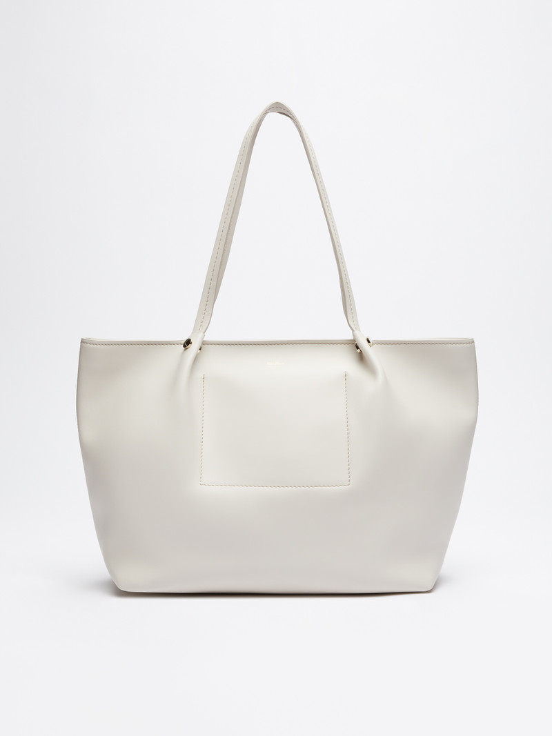 SHOP Leather shopper bag 3