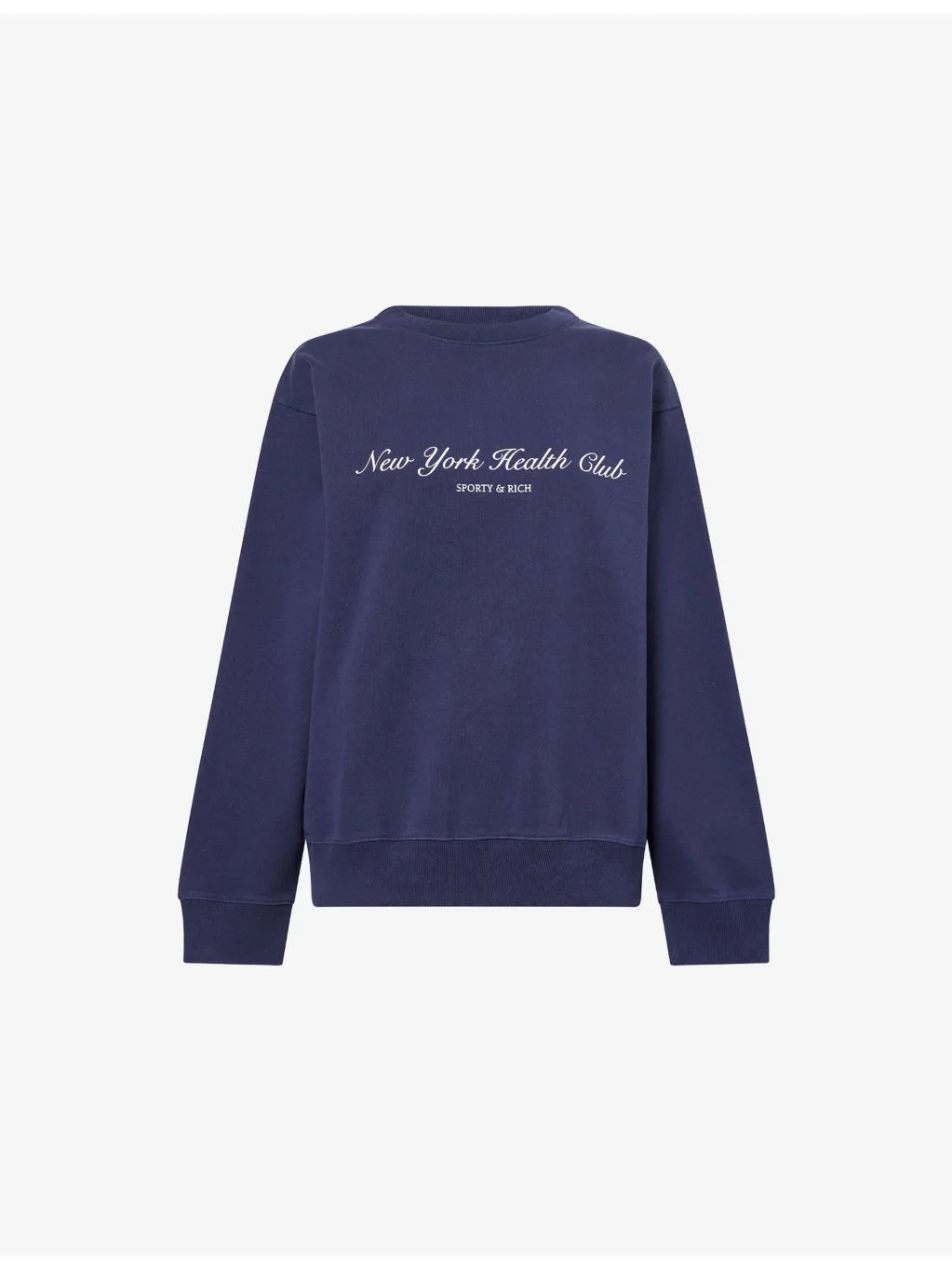 Health Club Oversized Cotton Sweatshirt - 1