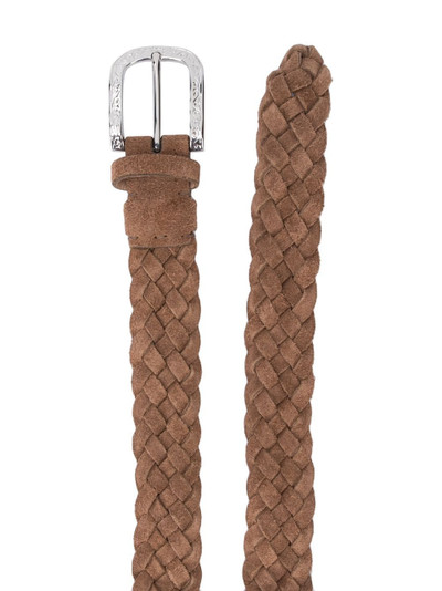 Brunello Cucinelli woven belt outlook