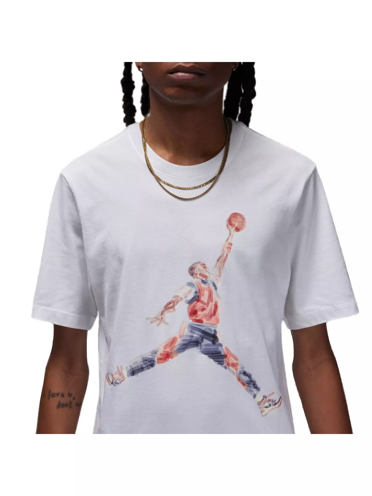 Men's Brand Tee-White - 4