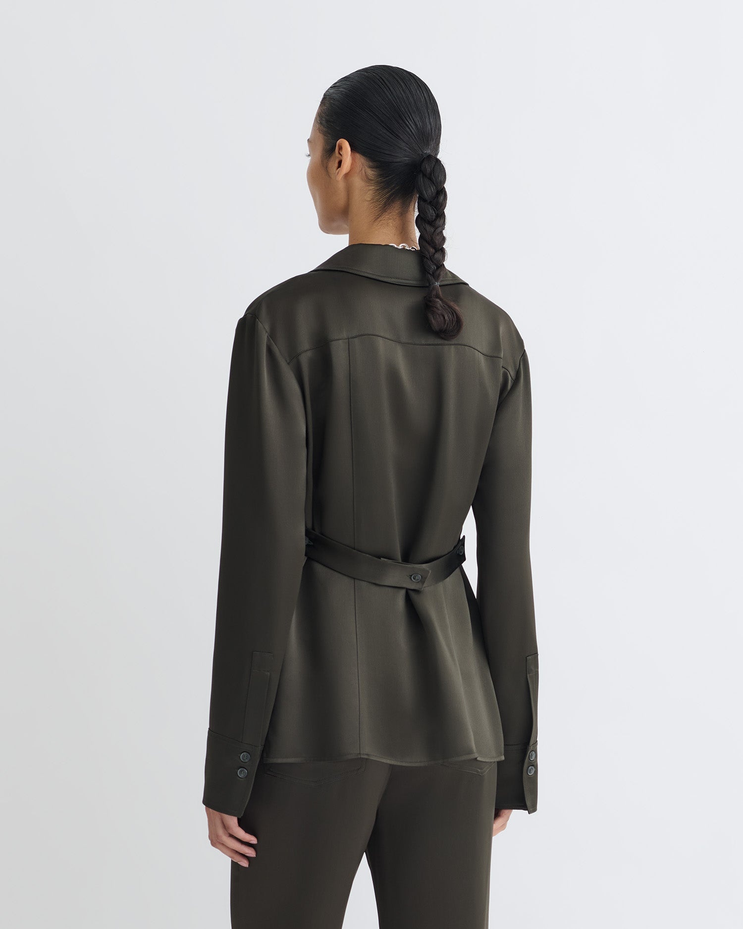 Slip Satin Shirt - 5