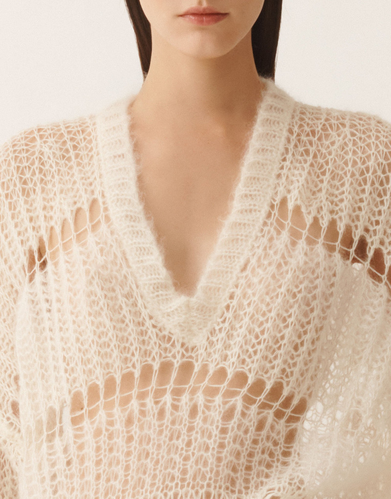 Mohair and organic cotton sweater 5