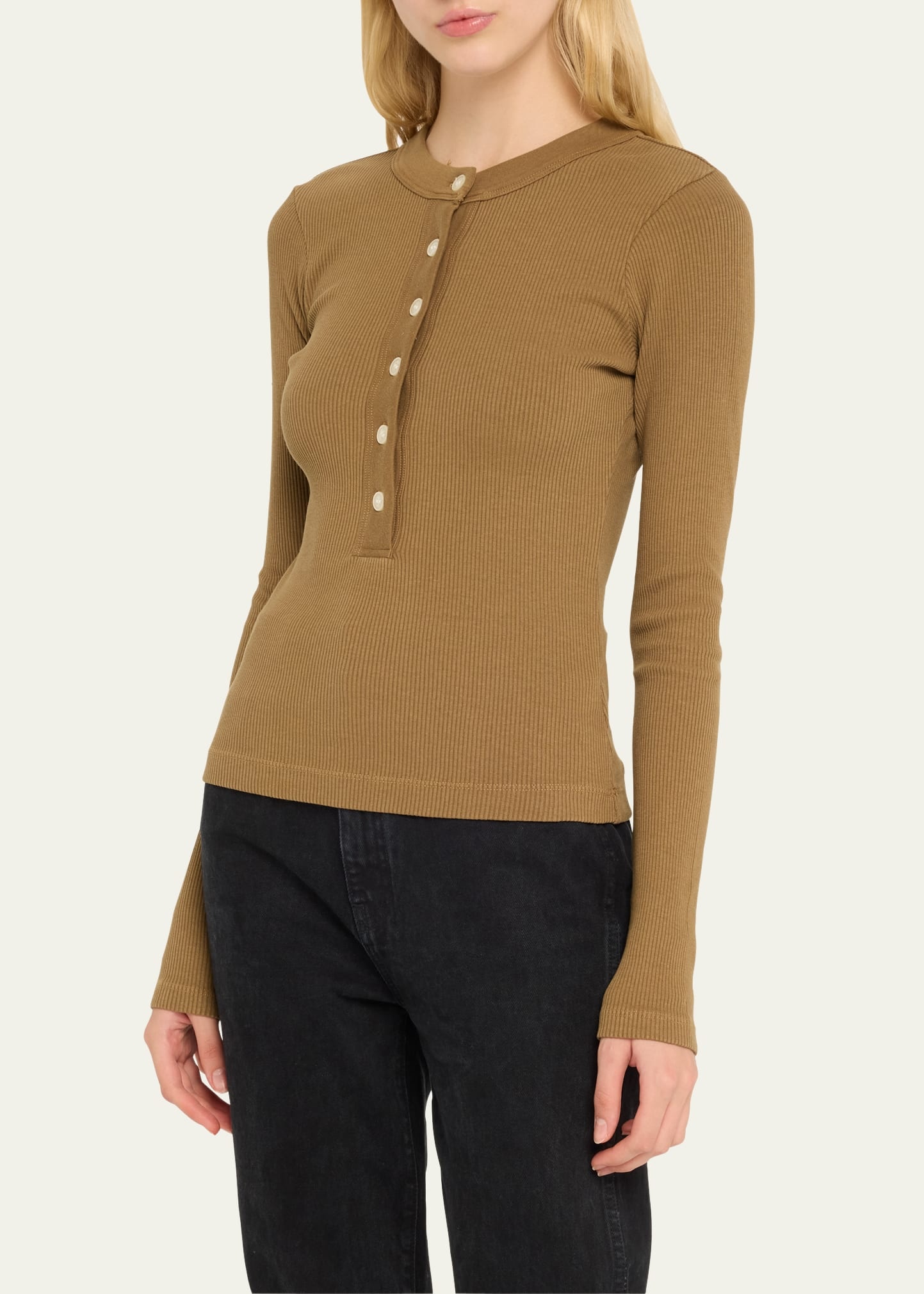 Varra Long-Sleeve Henley Top - 4