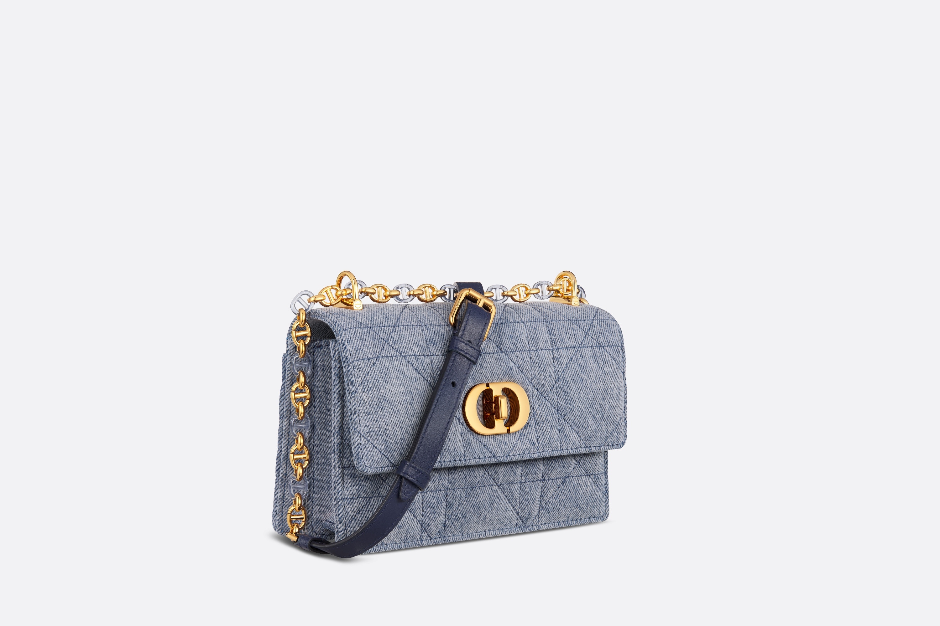 【超希少☆】Dior Miss Caro Mini バッグ Miss Caro Mini Bag Blue Macrocannage Denim | DIOR