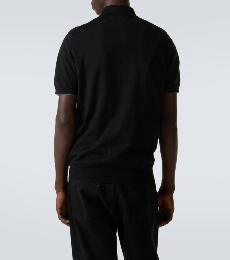 Cotton piqué polo shirt 4