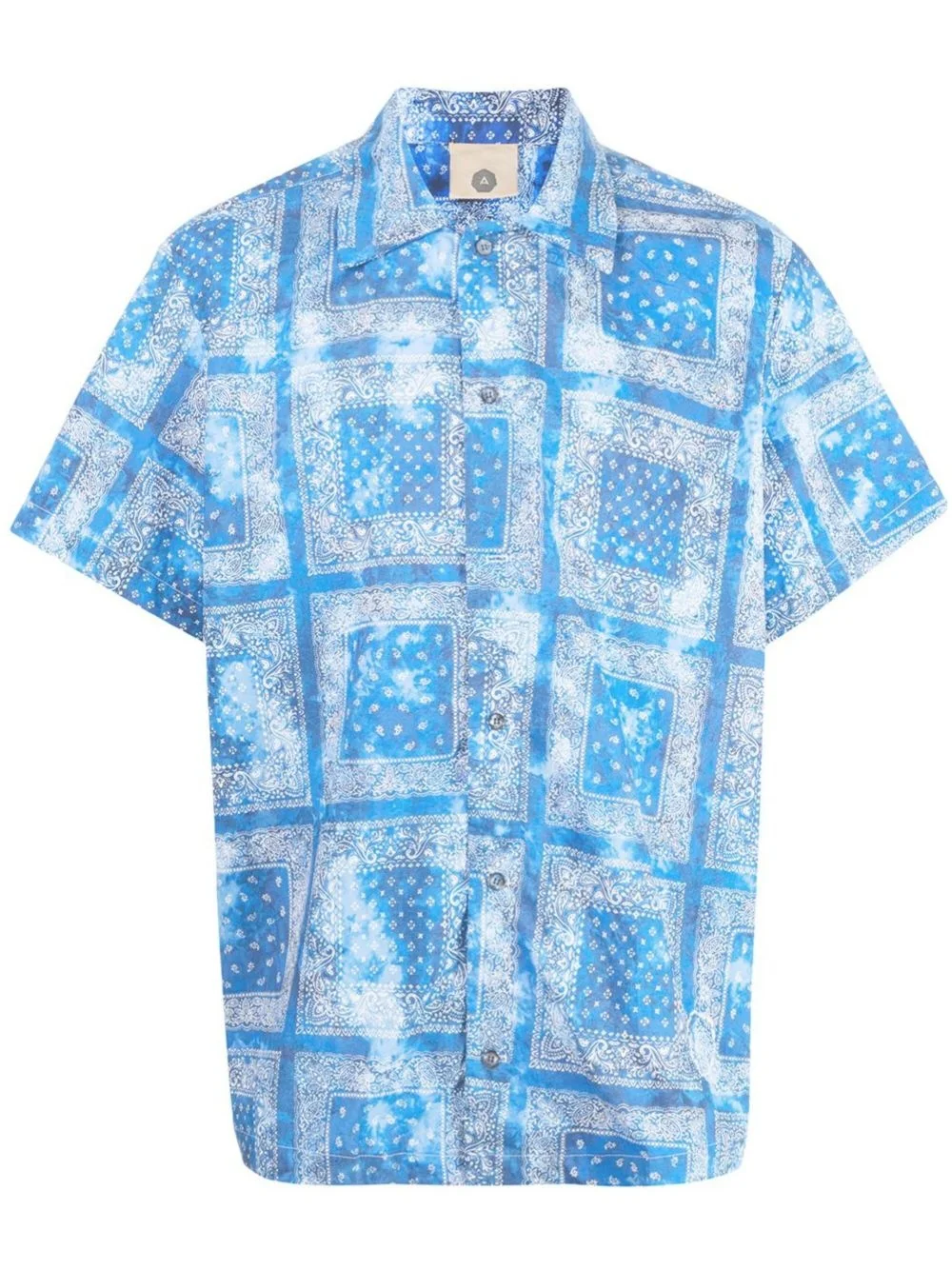 bandana-print shirt - 1