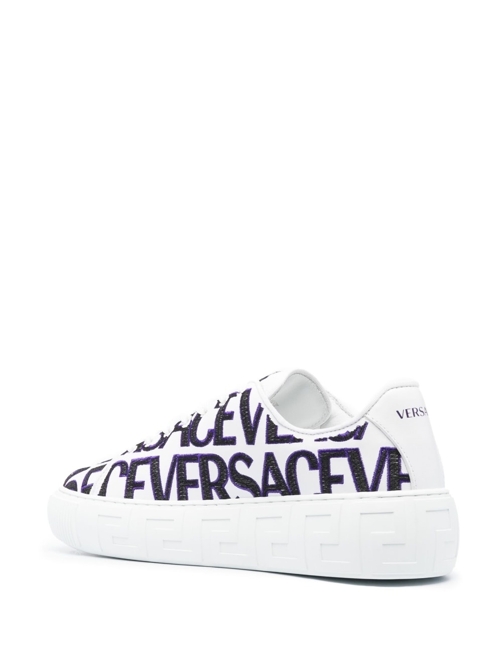 logo-embroidered sneakers - 3