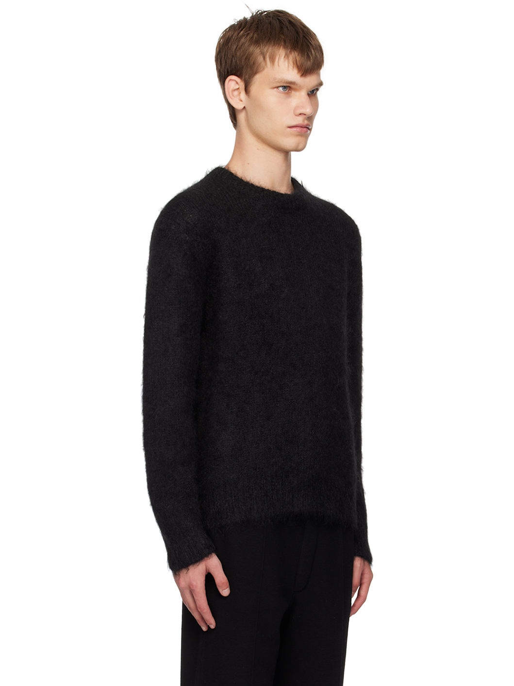 Black Crewneck Sweater - 2