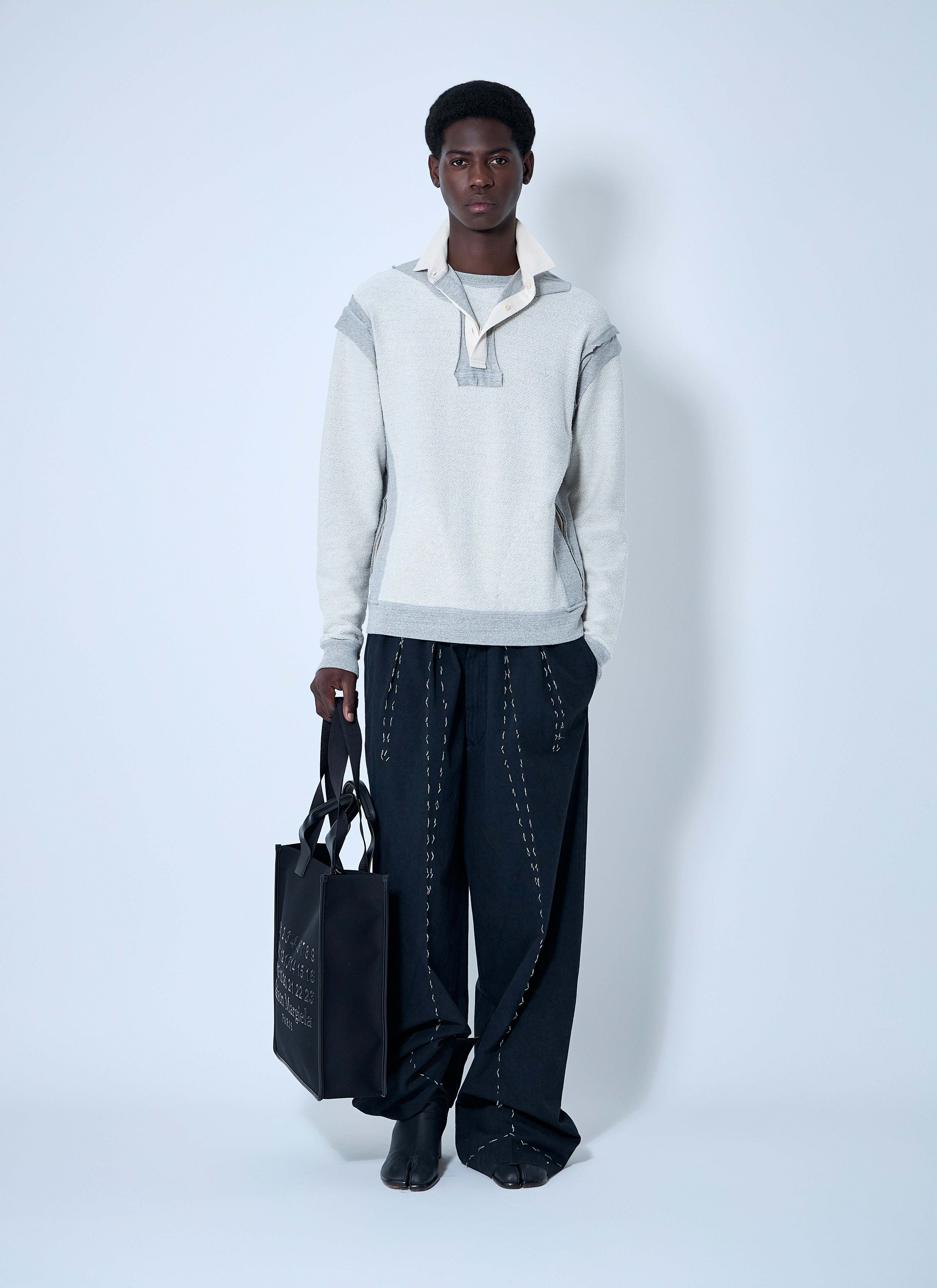 Maison Margiela Men Collard Sweatshirt - 2