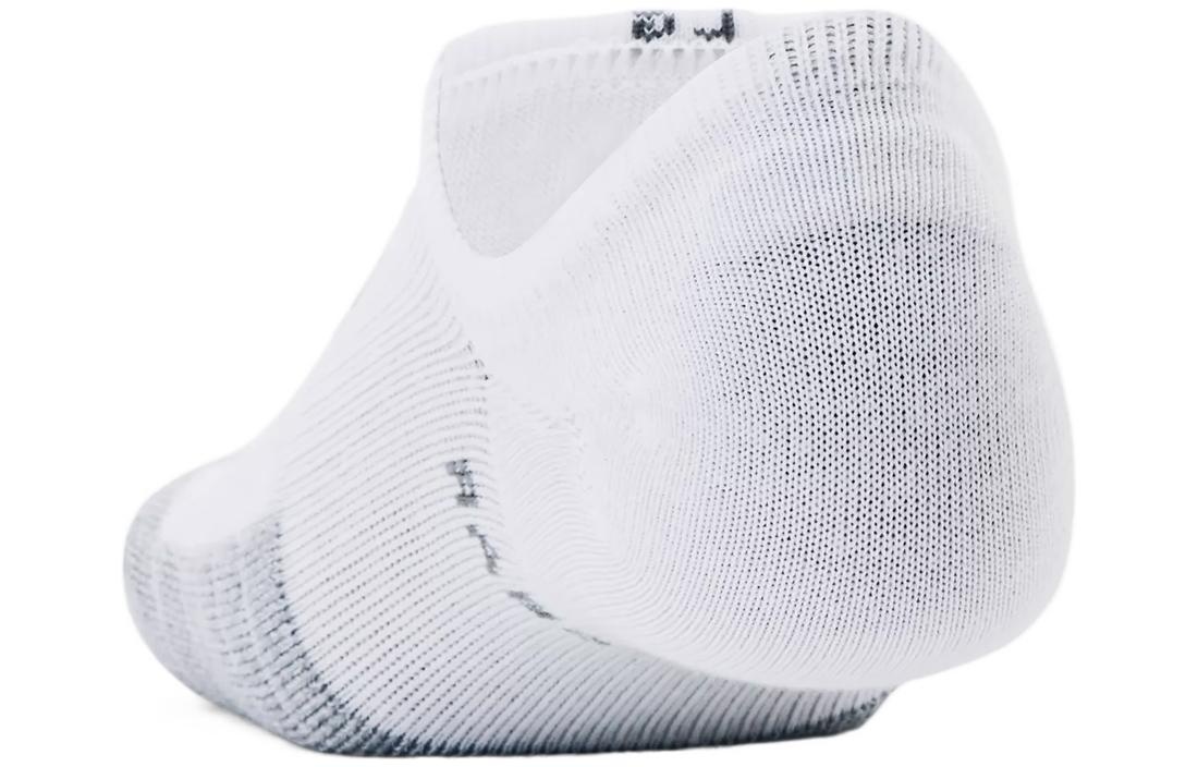 Under Armour HeatGear Ultra Low Tab 3-Pack Socks 'White' 1370076-100 - 3