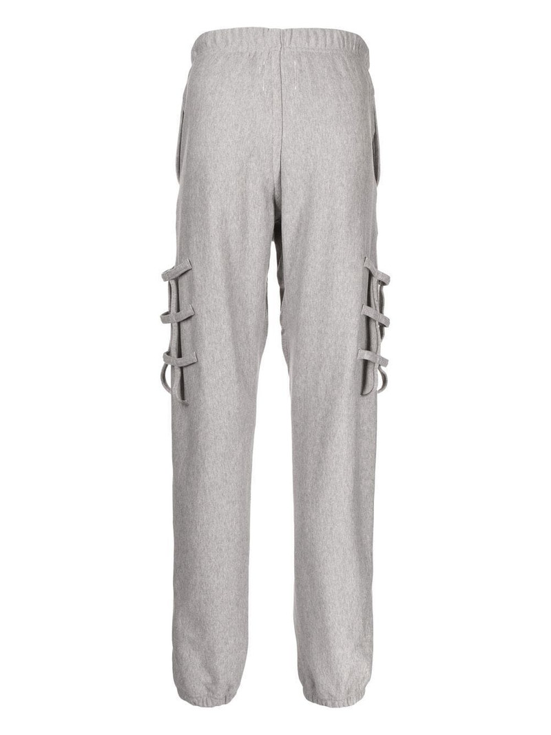 TAKAHIROMIYASHITA TheSoloist. front zip-detail track pants outlook