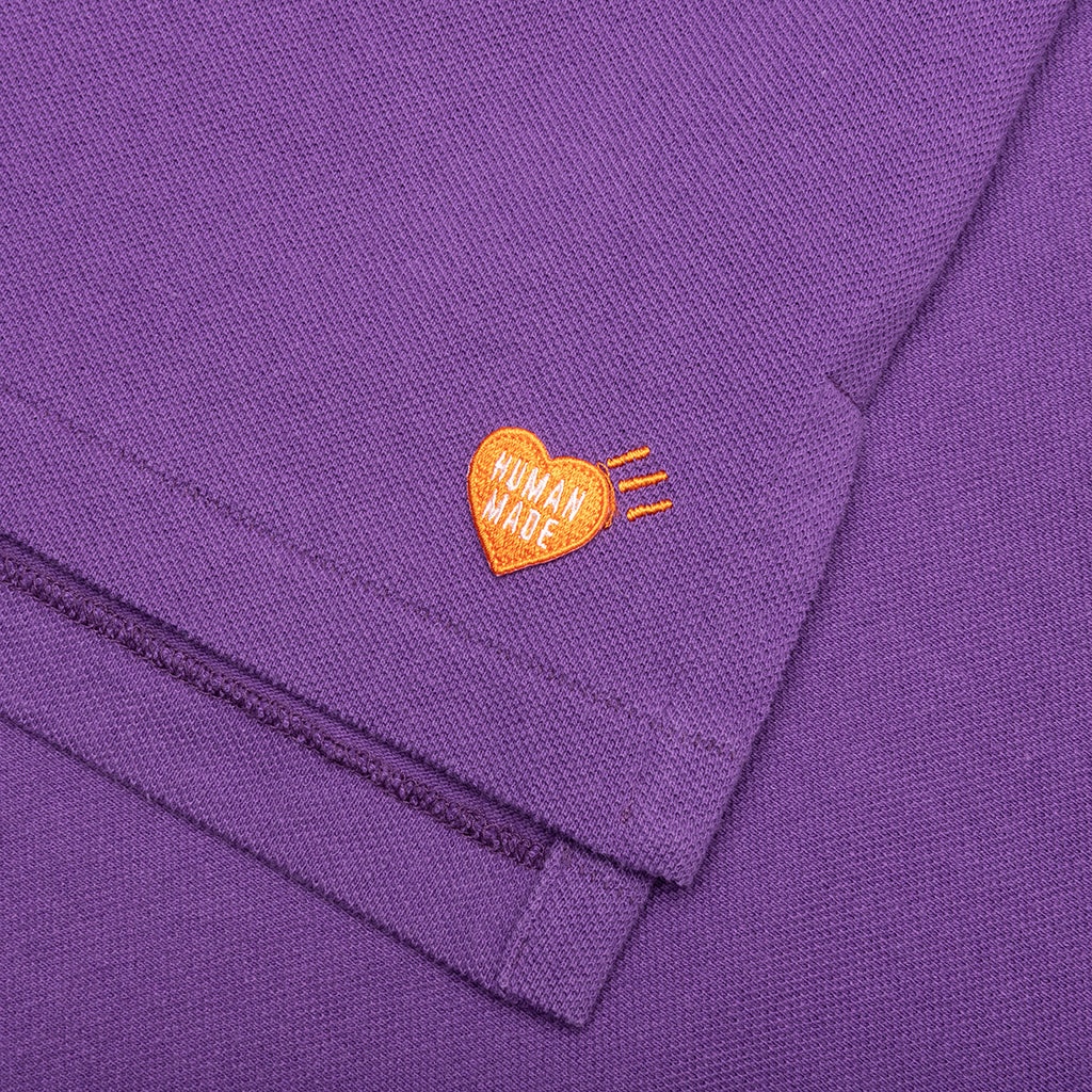 BIG POLO SHIRT - PURPLE - 5