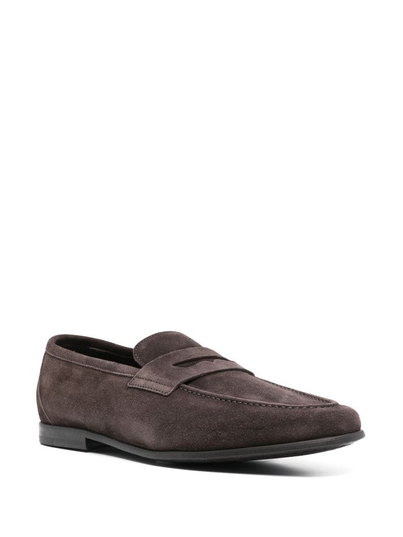 Canali suede loafers outlook