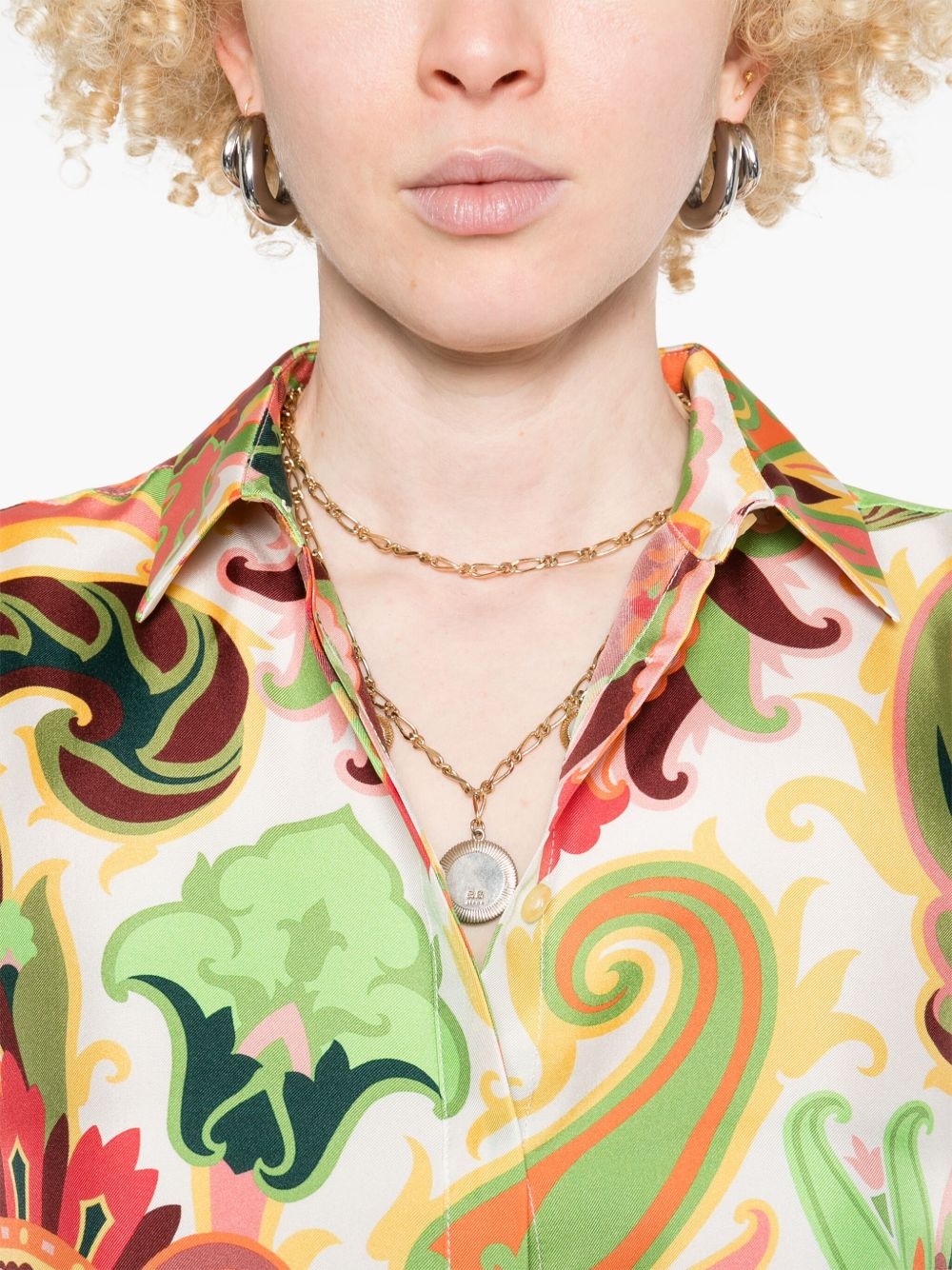 paisley-print shirt - 5