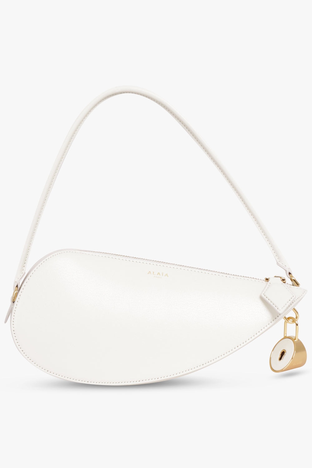 LE DEMI COEUR HALF HEART SHOULDER BAG | IVORY - 1