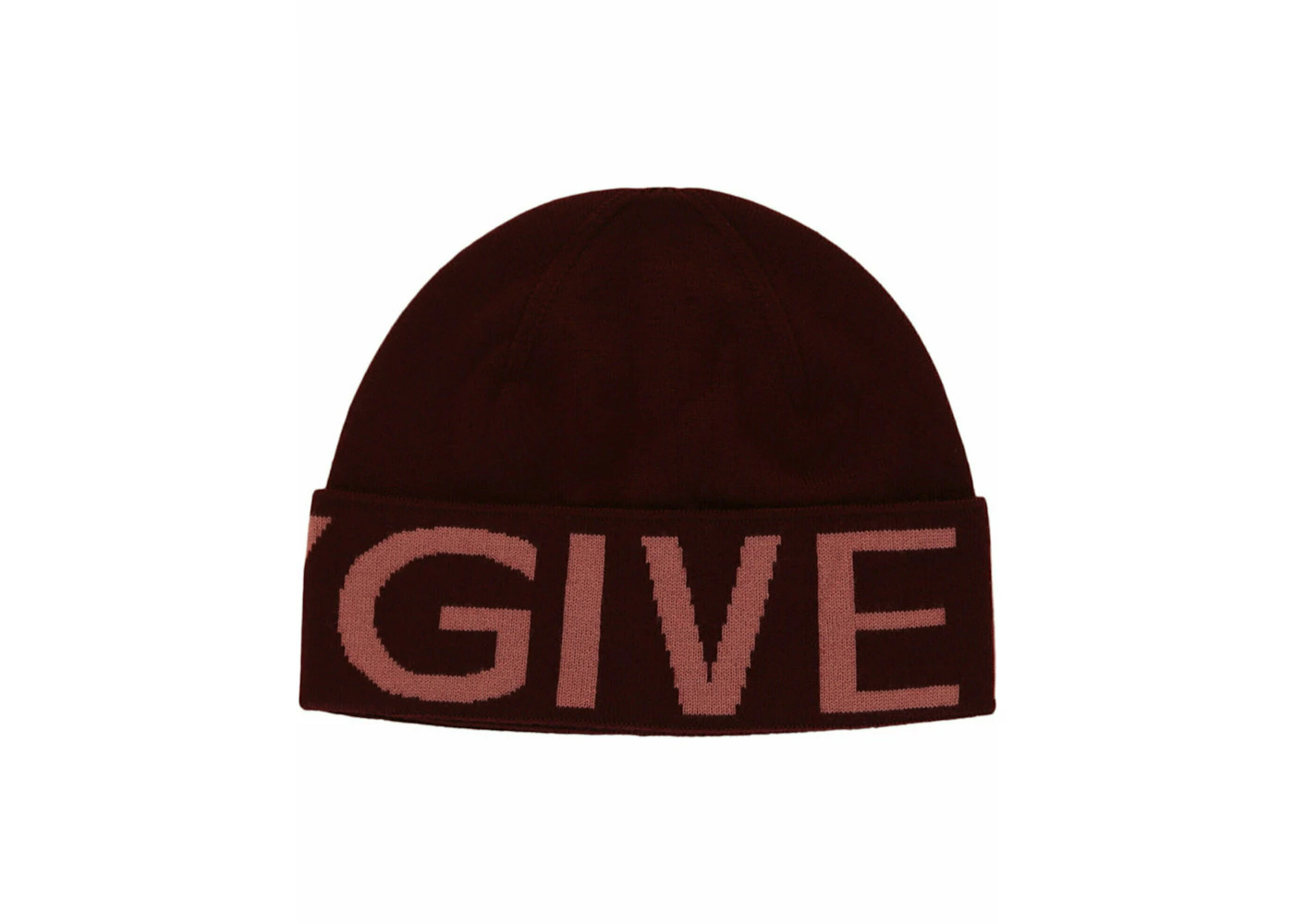 Givenchy Jacquard Logo Beanie Burgundy - 3
