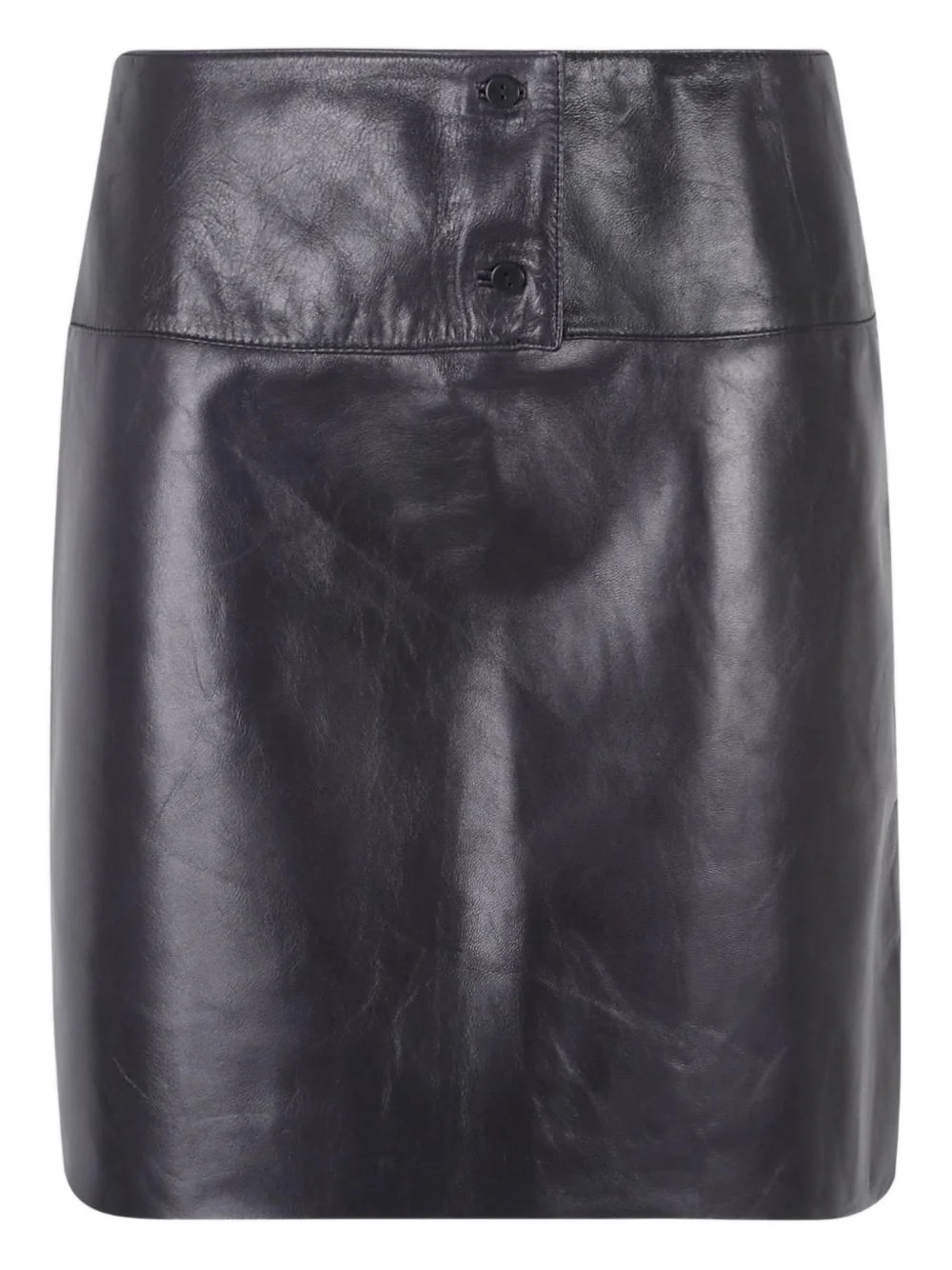 Rietti leather mini skirt - 1