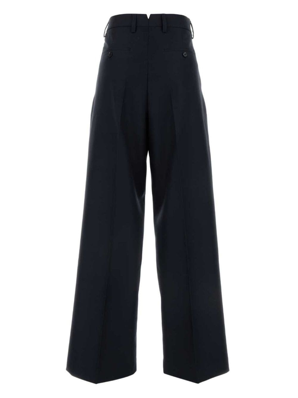 high-waisted wool trousers - 2