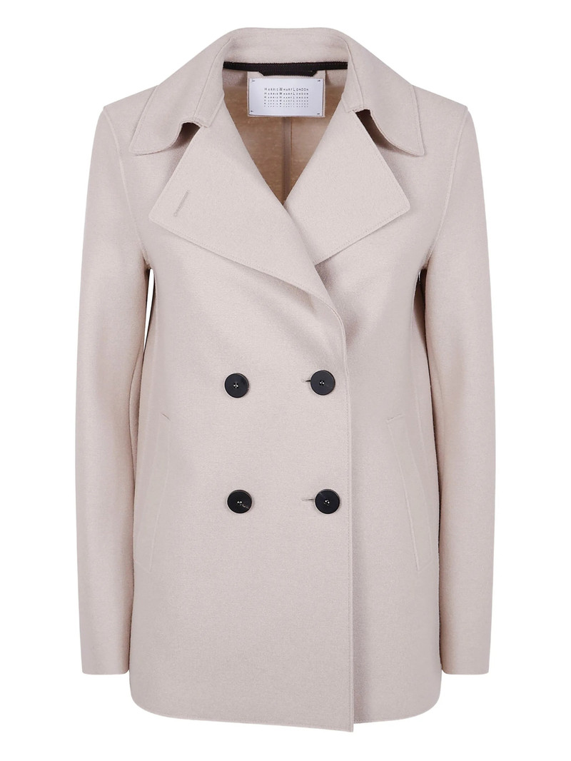 Harris Wharf London Double-breasted Wool Coat 1