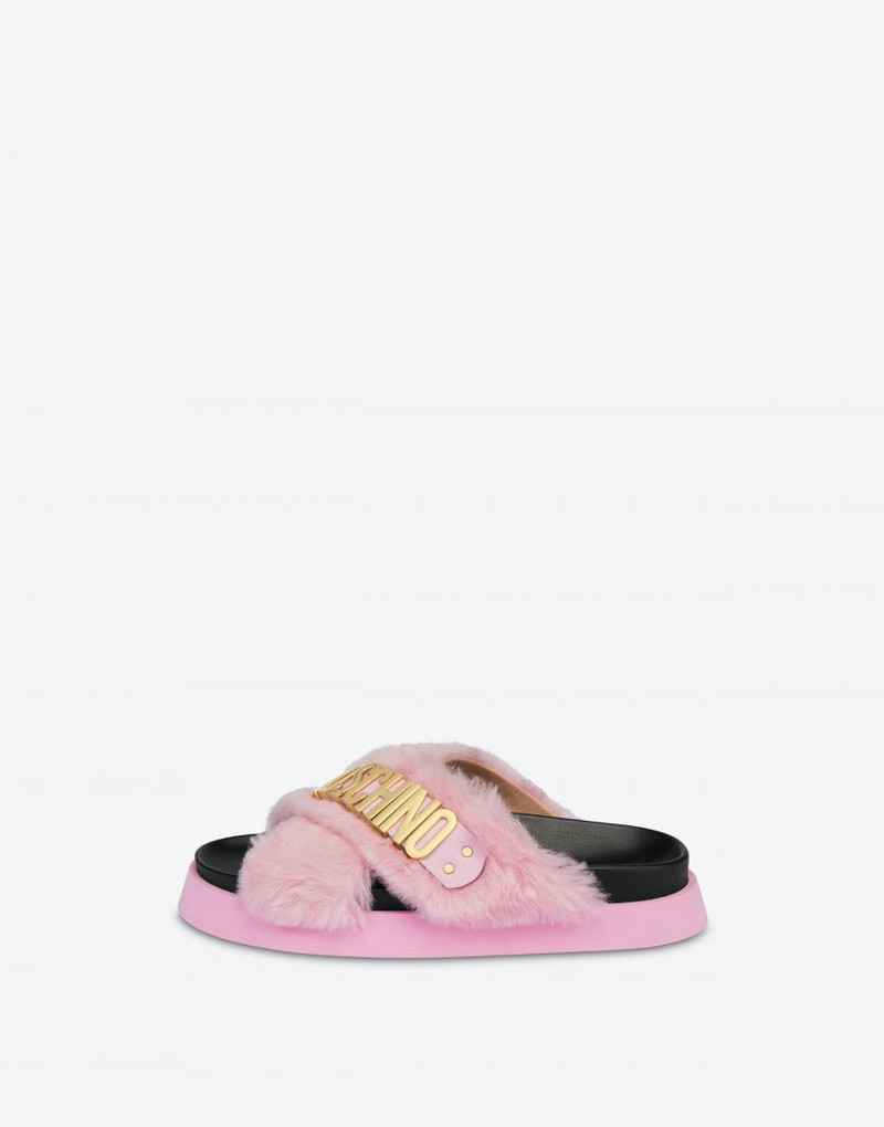 SOFT FABRIC FLAT SANDALS 2