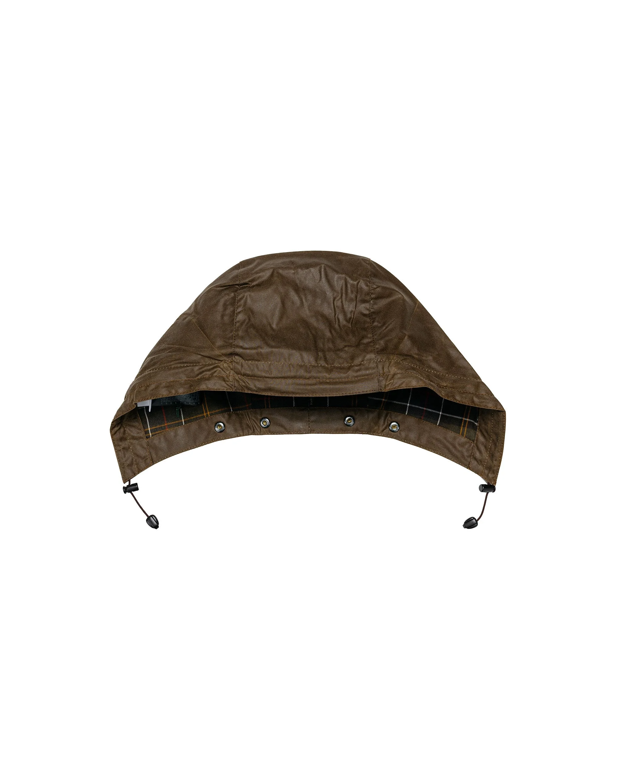Waxed Cotton Hood Bark - 1