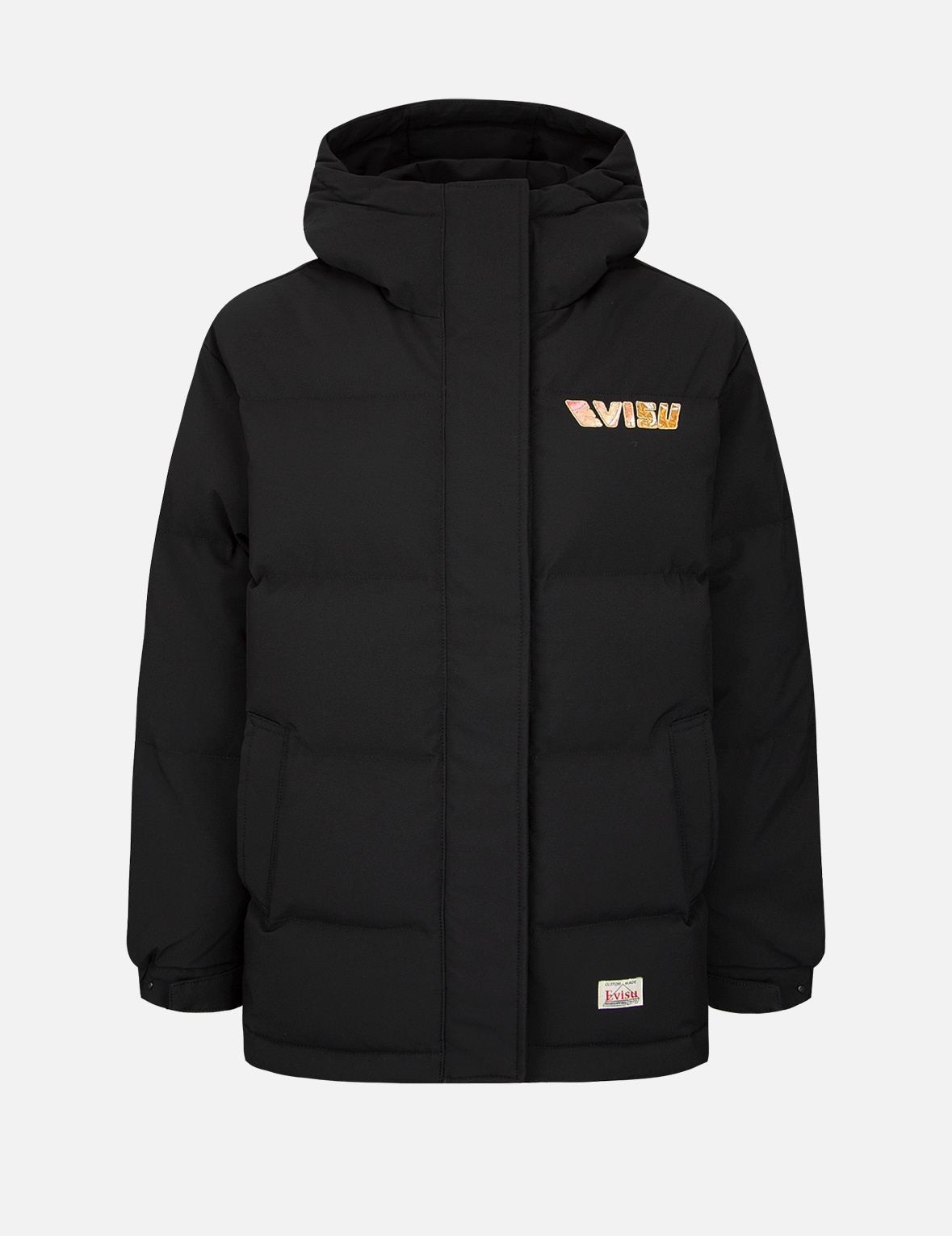 TATTOO KOI PATTERN DAICOCK PRINT DOWN JACKET - 2