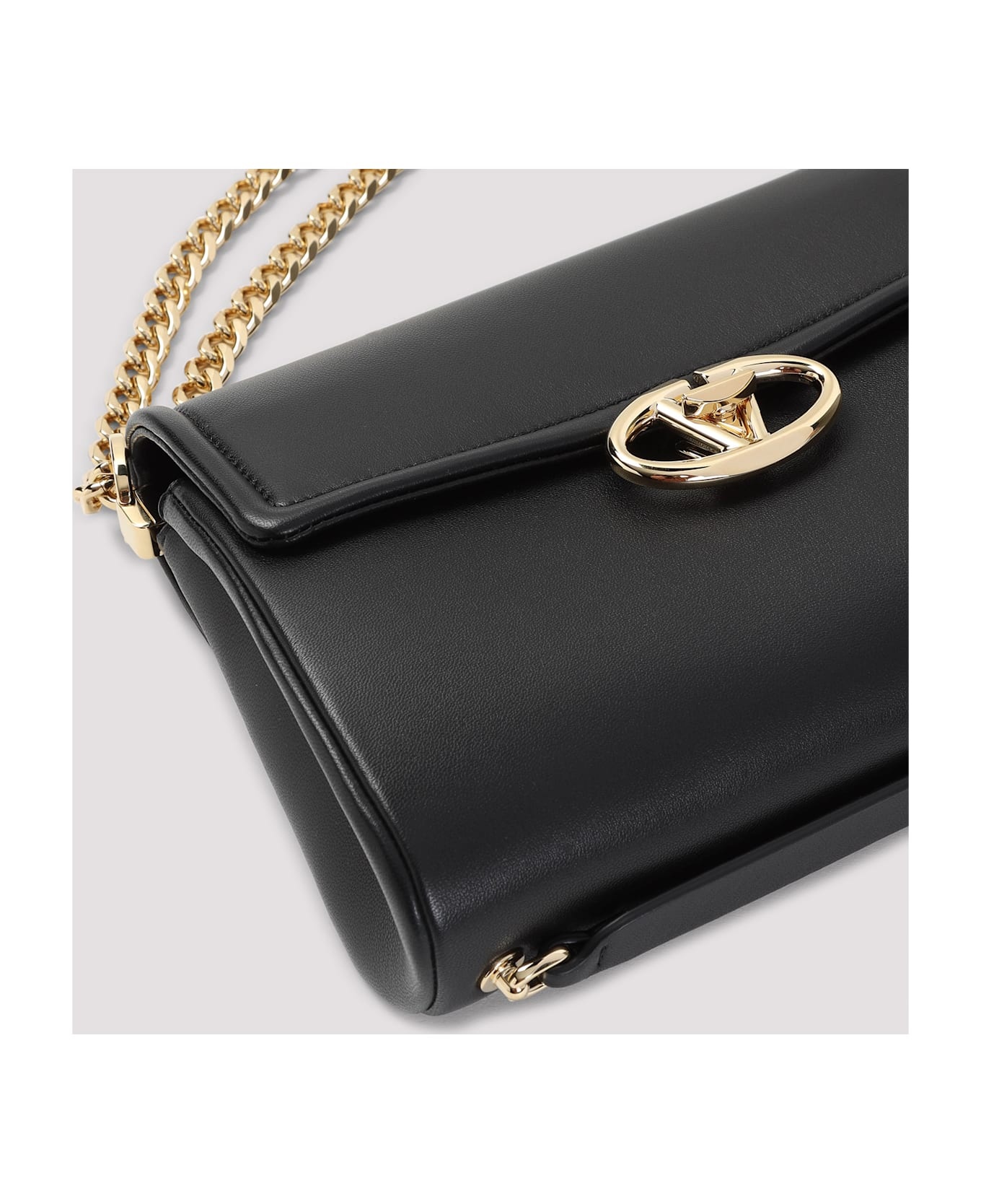 Large Shoulder Bag Chain 2 Nappa Deluxe Gold Logo - 5