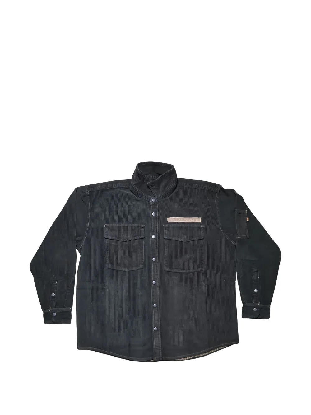 logo-detail overshirt - 1