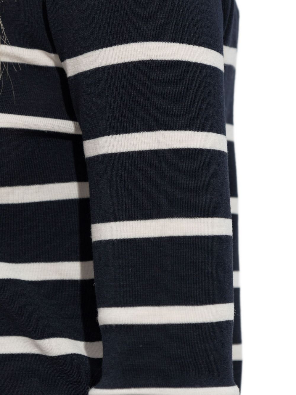 high-neck striped jumper - 5