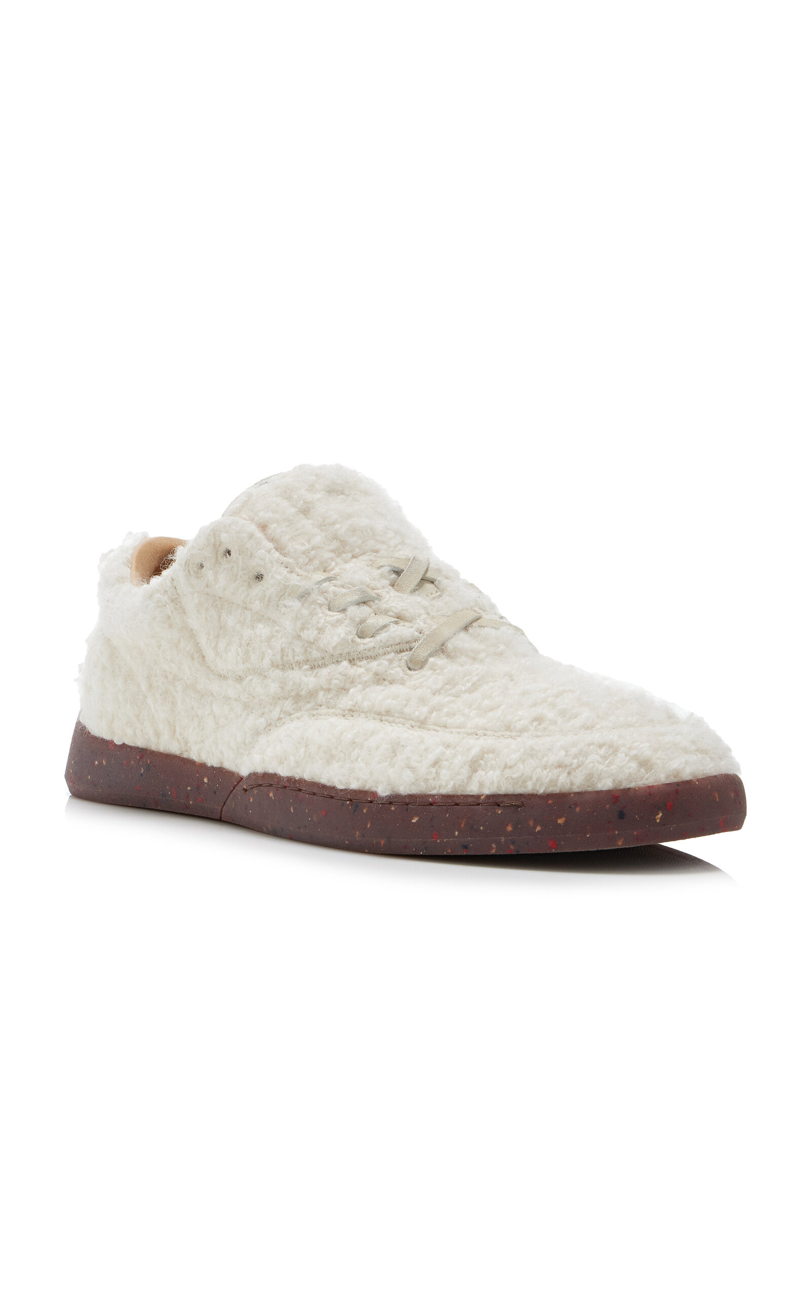 Ohio Cashmere Boucle Sneakers white - 4