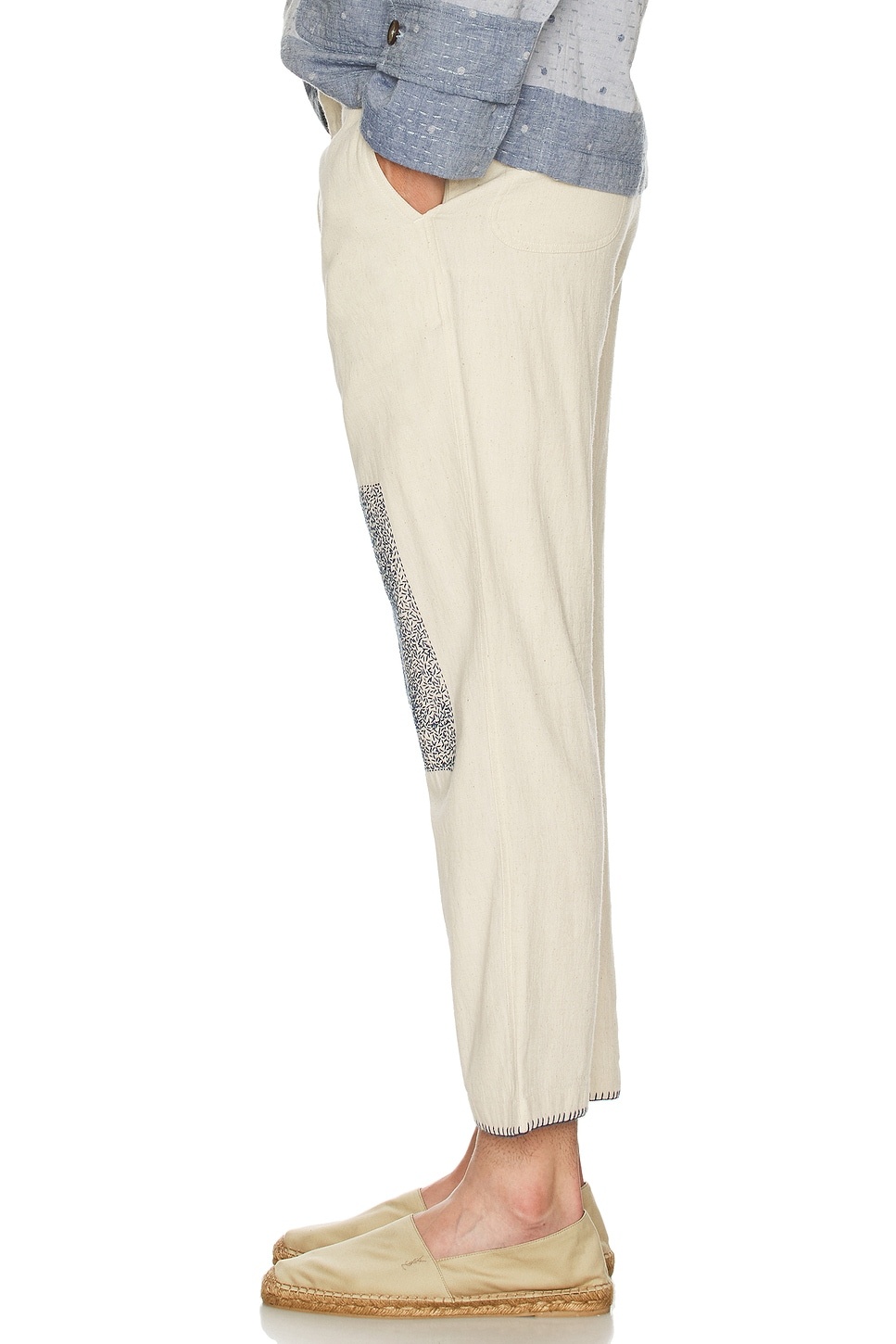 Kantha Knee Cap Pants - 4